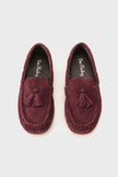 Boys Maroon Leather Partywear Shoes Stylish Fit | One Friday