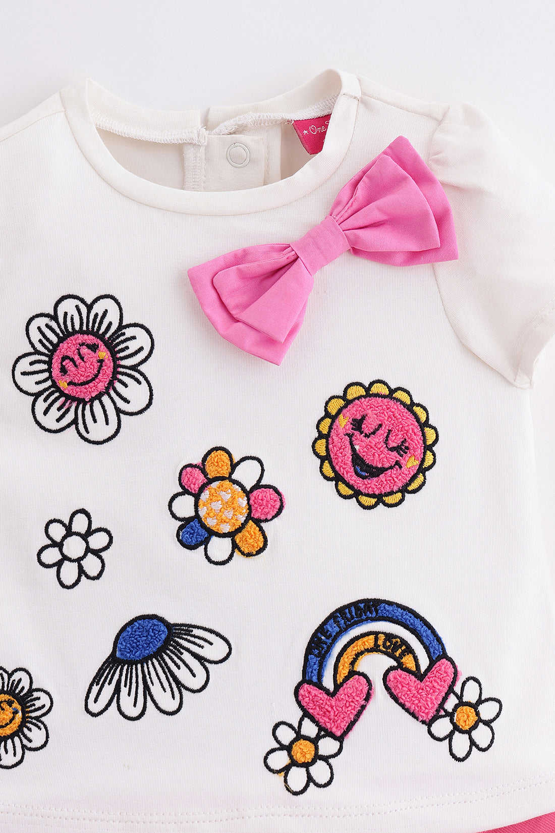 Baby Girls Multi Cotton Top & Skirt Set