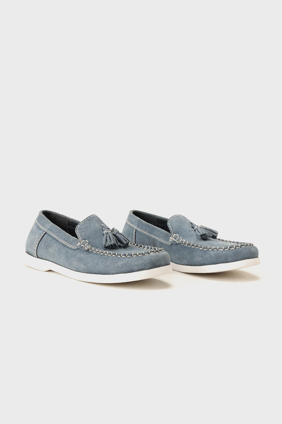 Boys Blue Leather Partywear Shoes Elegant Style | One Friday