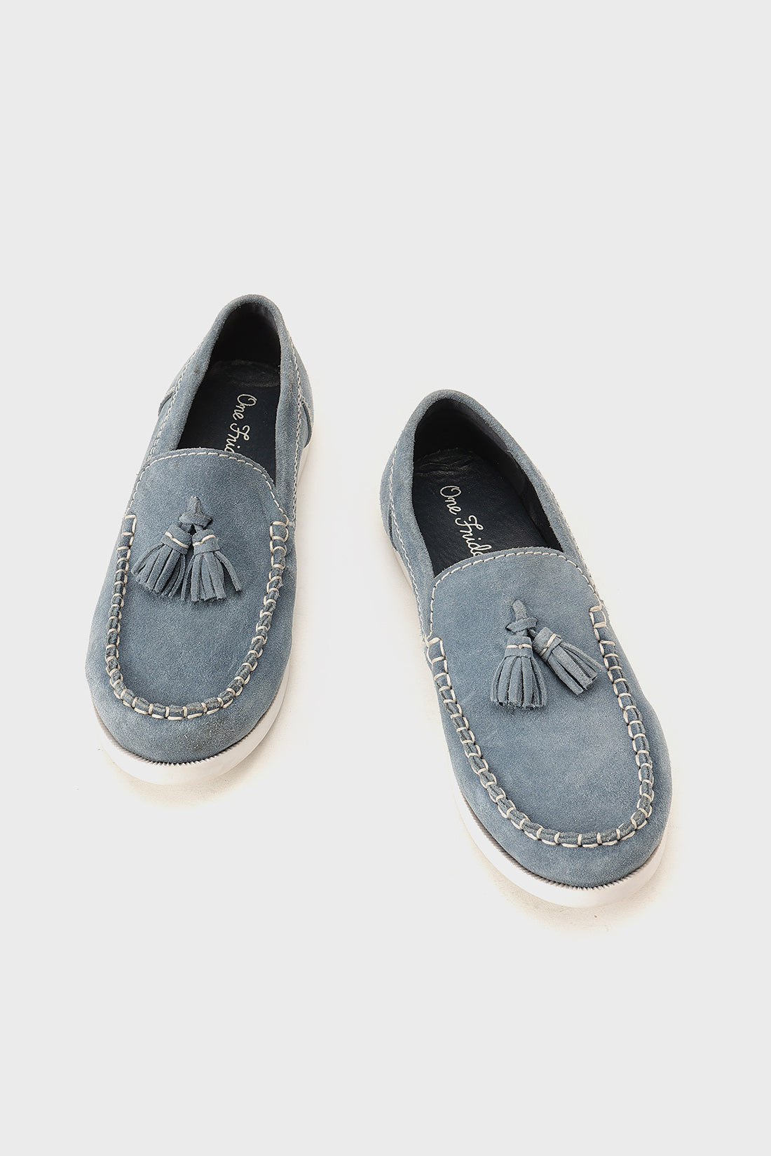 Boys Blue Leather Partywear Shoes Elegant Style | One Friday