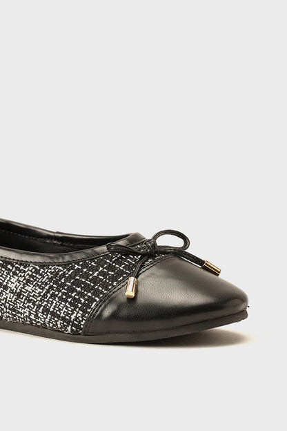 Girls Black PU Leather Partywear Shoes Elegant Fit | One Friday