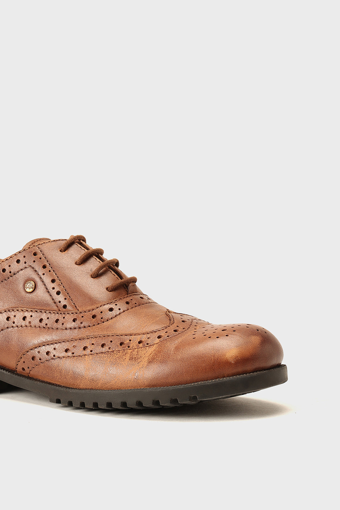 Boys Tan Leather Formal Shoes Classic Design | One Friday