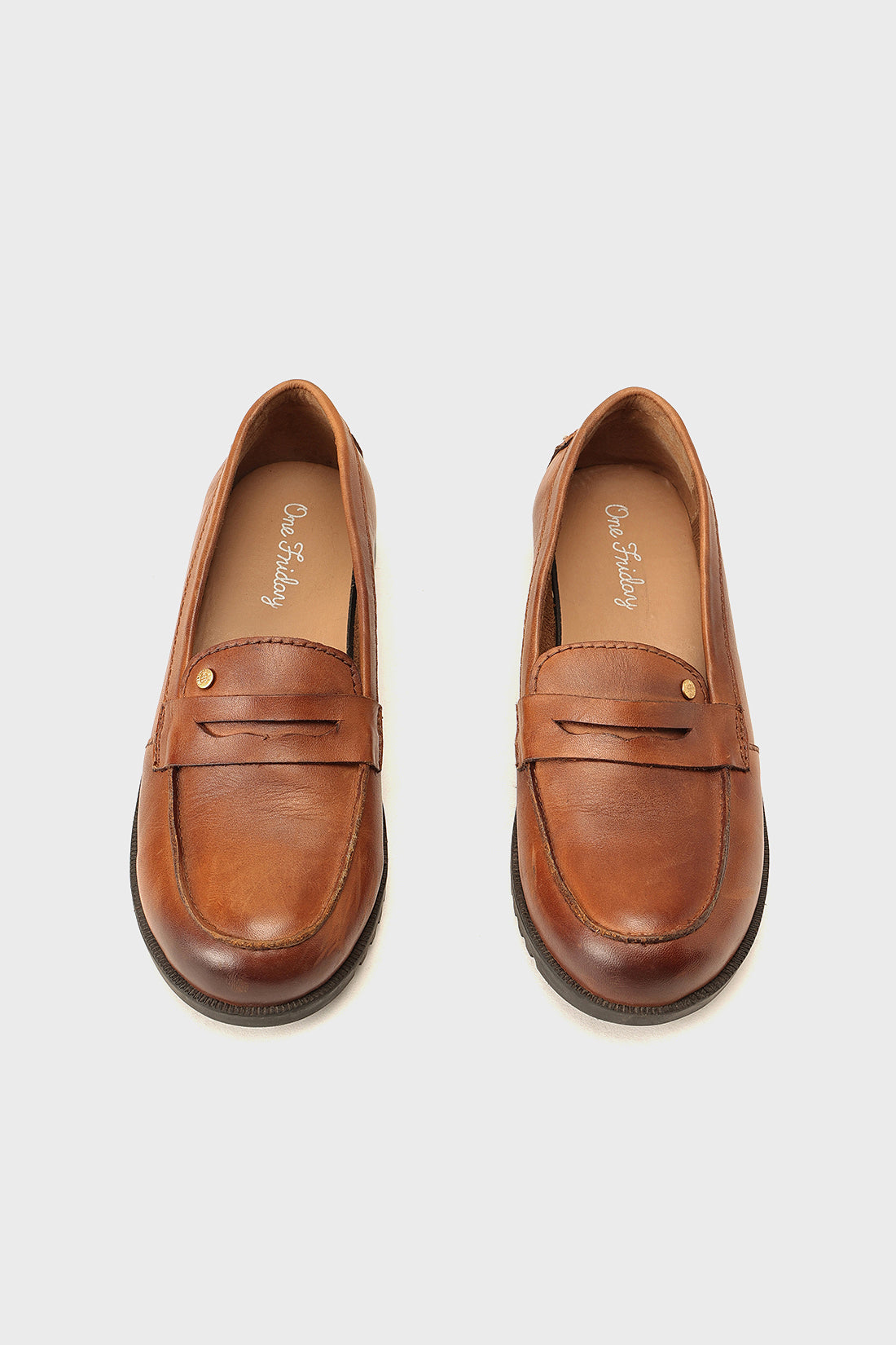 Boys Tan Leather Partywear Shoes Stylish & Durable | One Friday