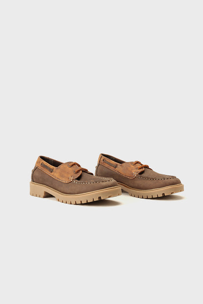 Boys Brown Leather Partywear Shoes Classic Look | One Friday