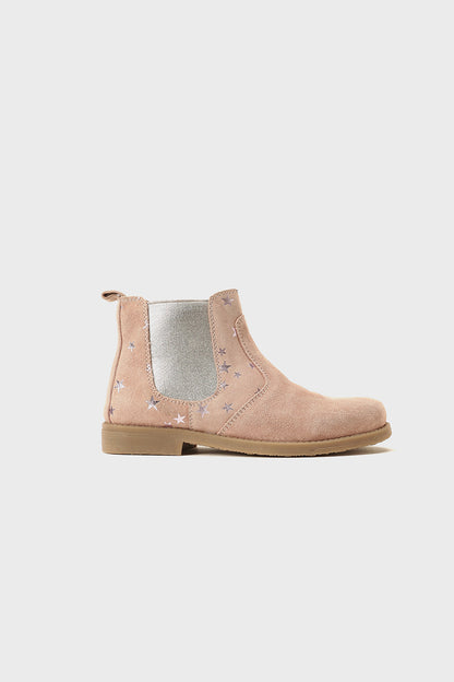 Girls Pink Leather Boots Stylish Comfy Fit | One Friday