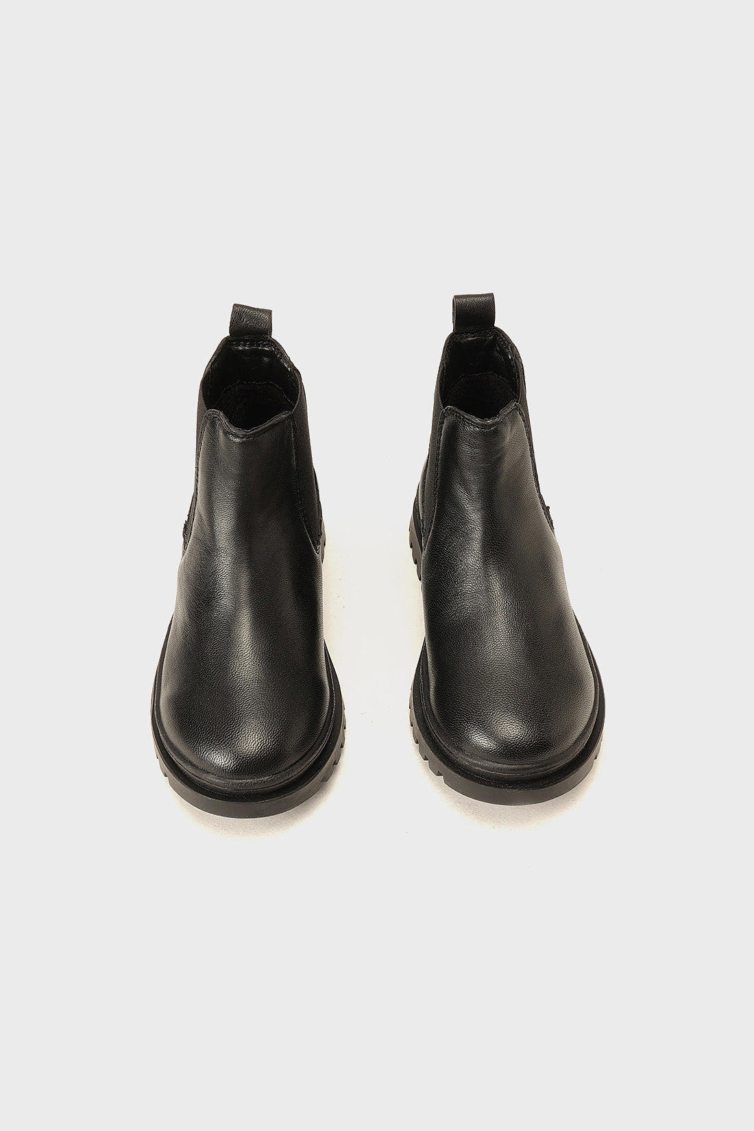 Boys Black Leather Boots Durable Stylish Wear | One Friday