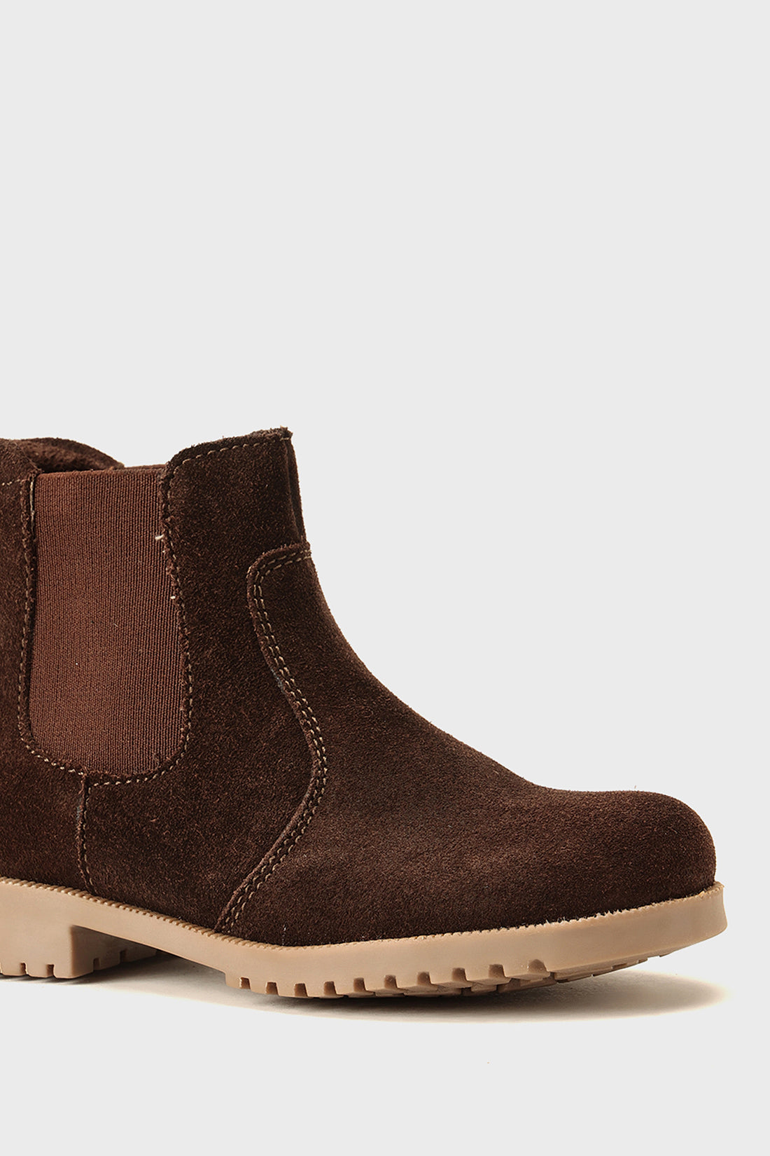 Boys Brown Leather Boots Durable Comfort | One Friday