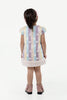 One Friday Varsity Chic Multicolored Stripes and Blooms Dress for Girls