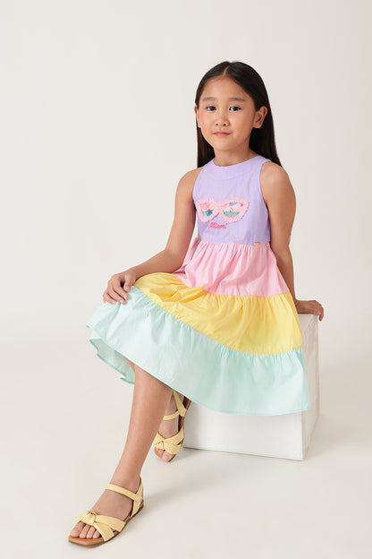 One Friday Girls Multi Solid Dress