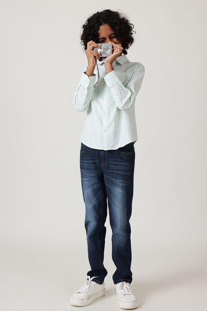 One Friday Boys Blue Denim Jeans