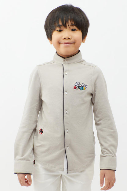 One Friday Grey Solid Shirt - One Friday World