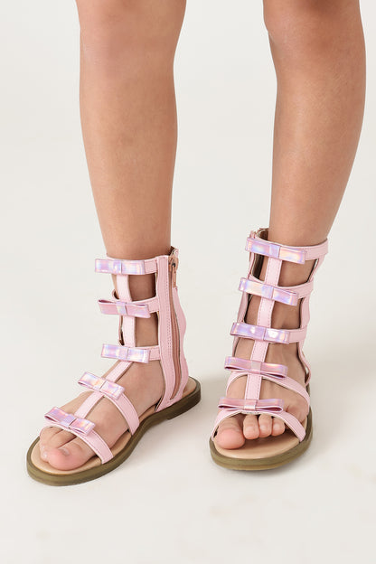 Buy Pink Flat Sandals for Girls Online | One Friday