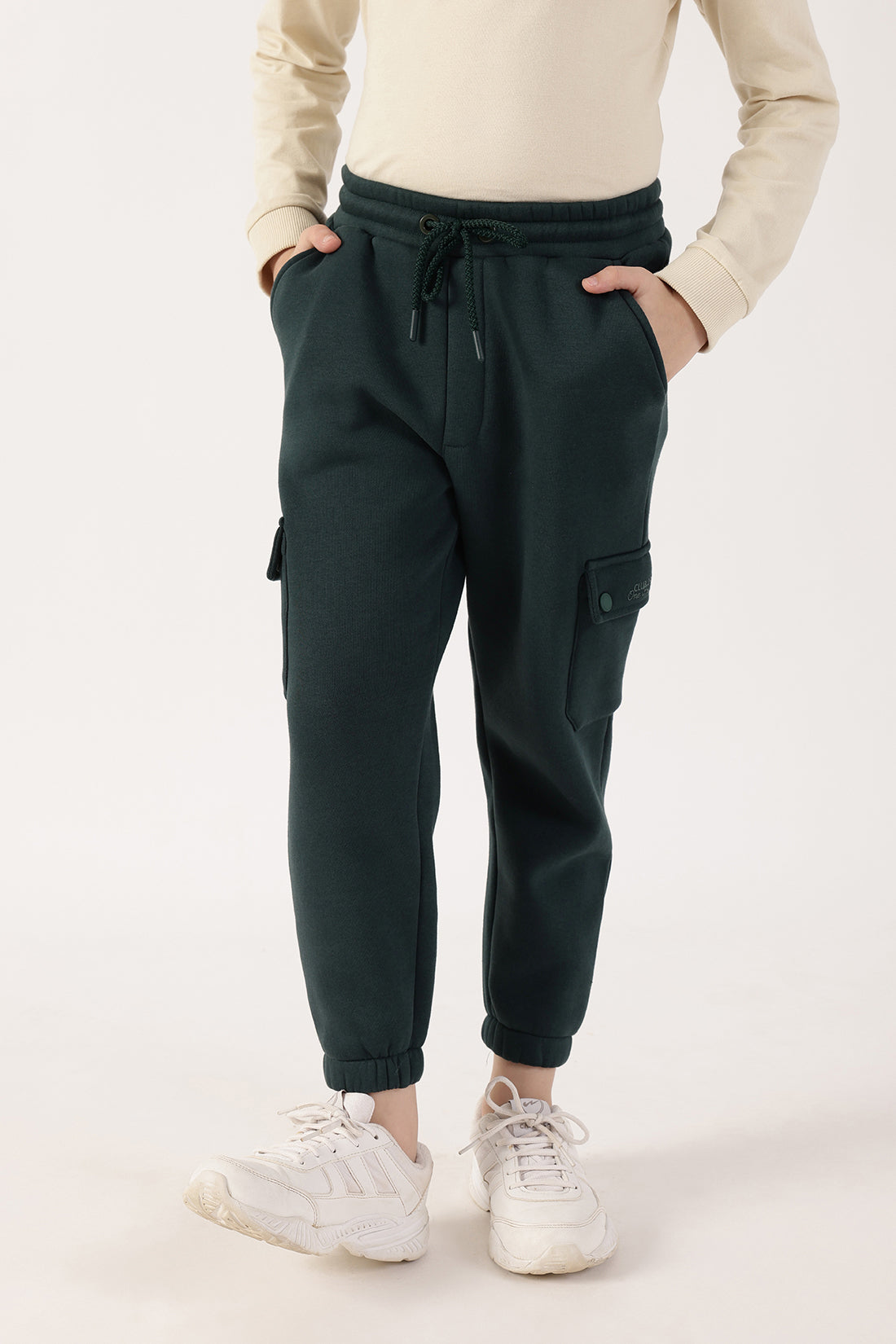 Boys Green Joggers One Friday