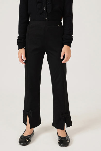 Girls Black Tencel Jegging