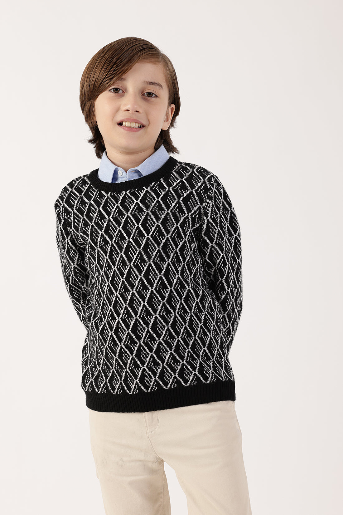 Boys Black Sweater | One Friday