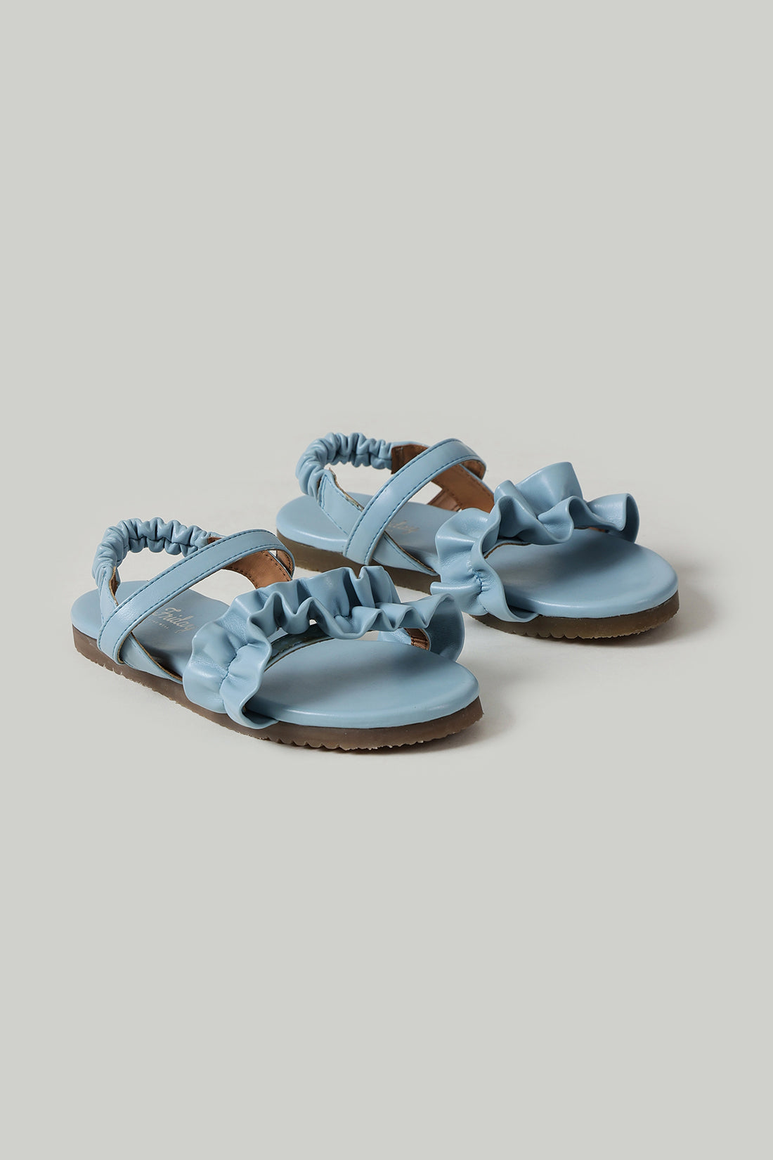 Buy Midnight Ruffle Sandals | Blue Girls' Sandals Online | One Friday