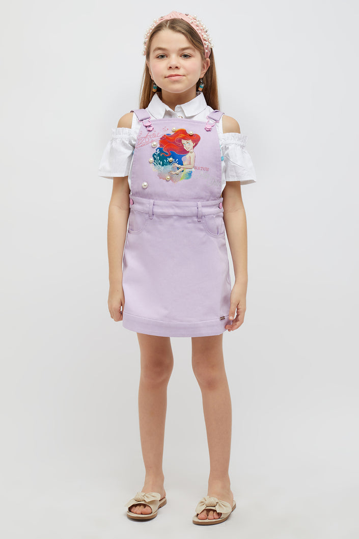 One Friday Lilac Mermaid Dungaree
