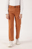 Boys Rust Solid Stretch Cotton Trousers