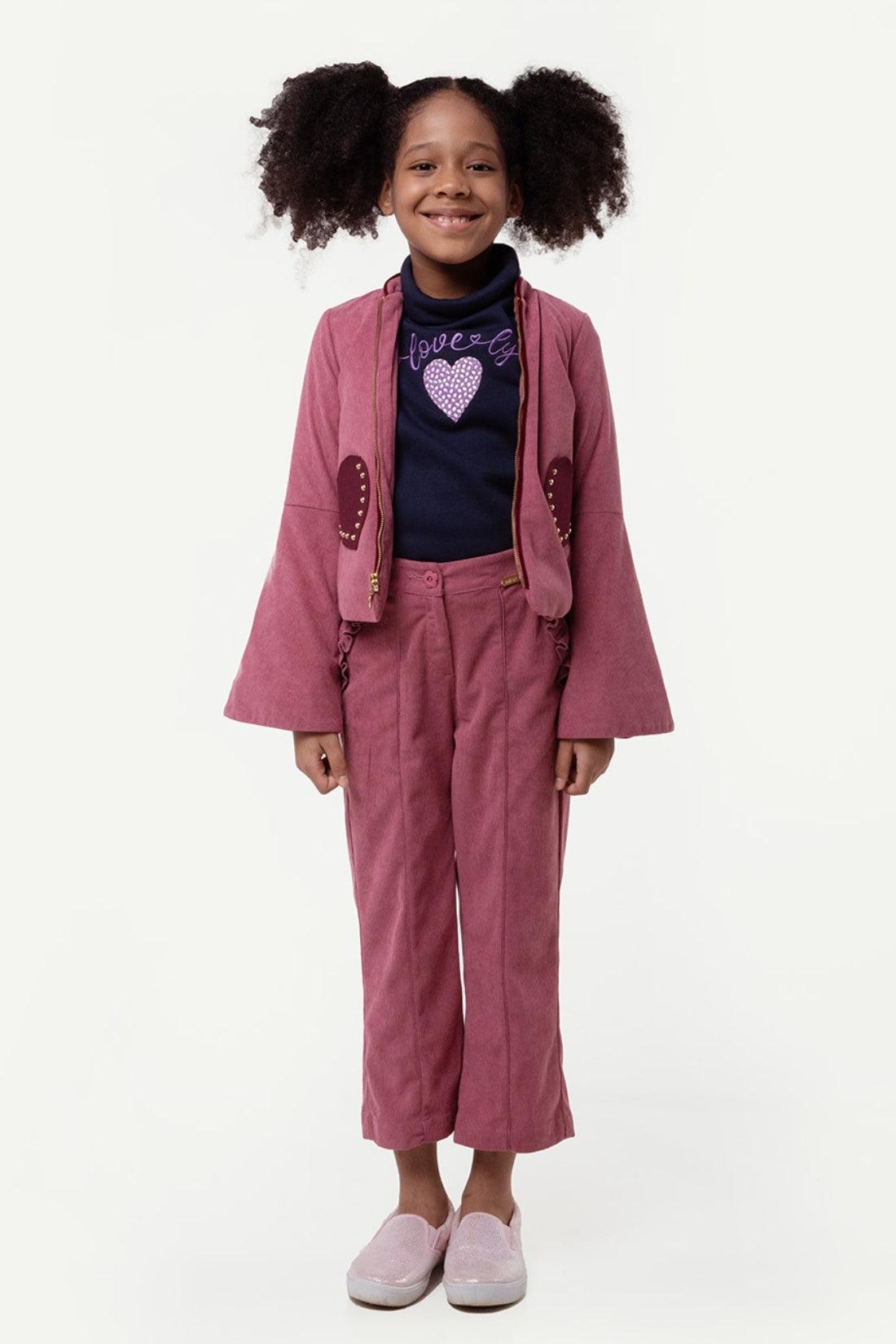 One Friday Varsity Chic Pink Dream Trousers for Girls
