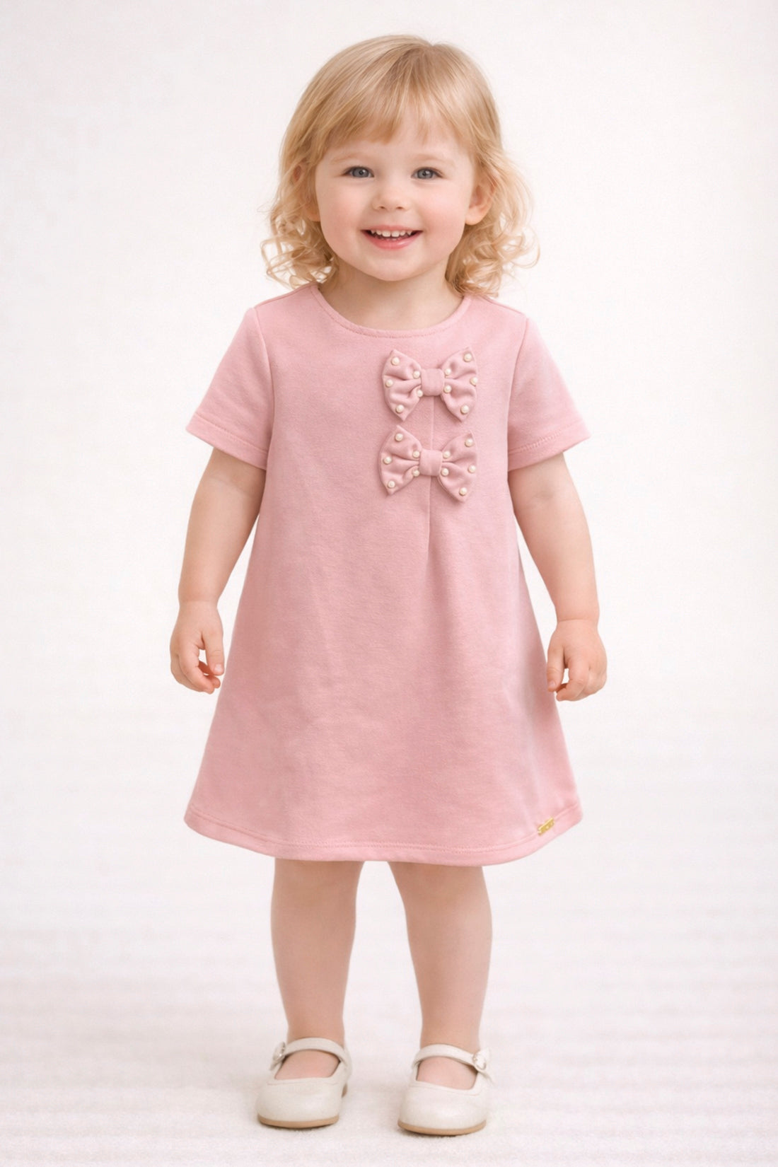 Baby Girls Pink Embellished Party Dress