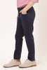One Friday Kids Boys Navy Blue Woven Polyester Trouser