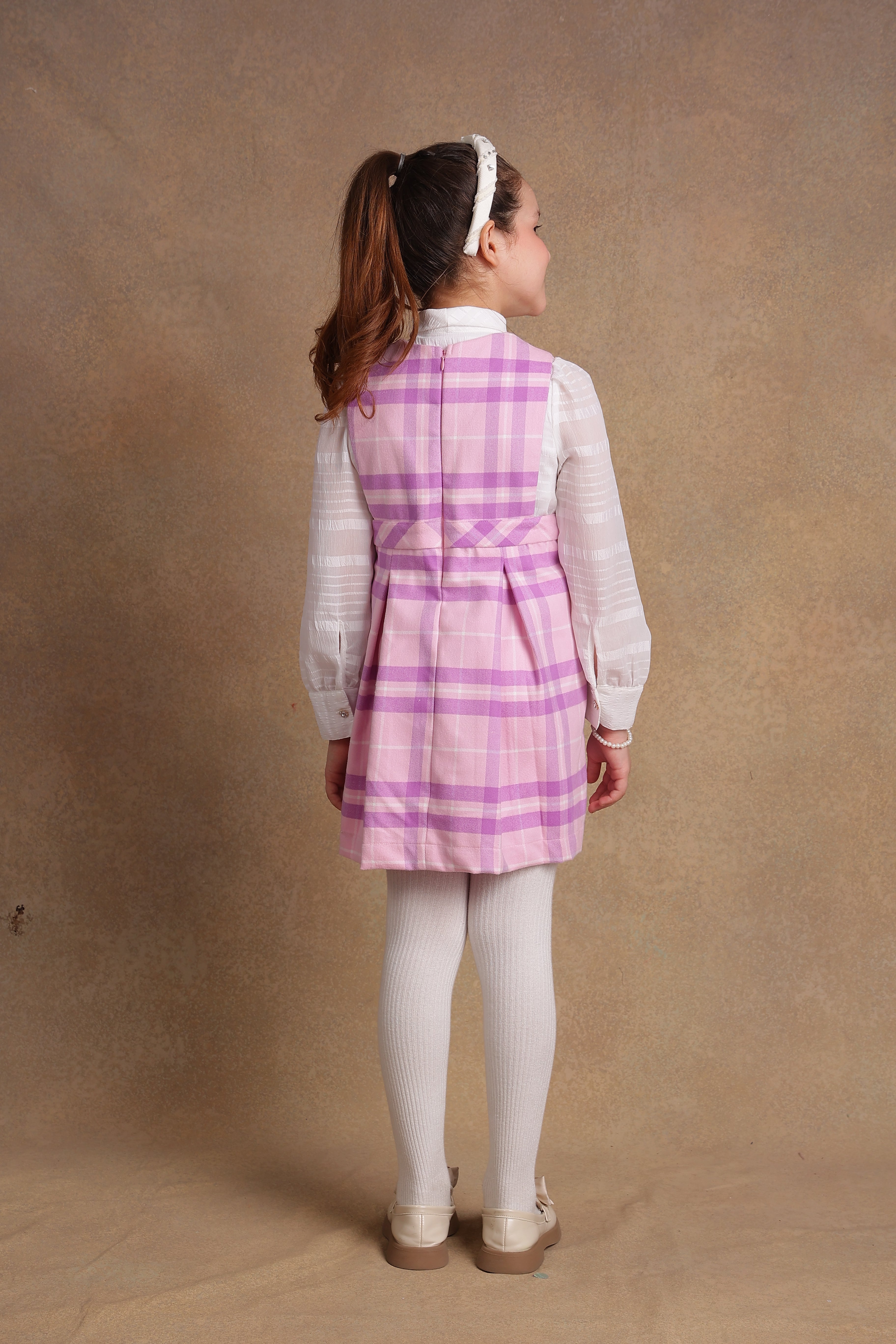Girls Pink & Lilac Dress
