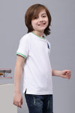 One Friday Kids Boys 100% Cotton White Round Neck Embroidered T-shirt