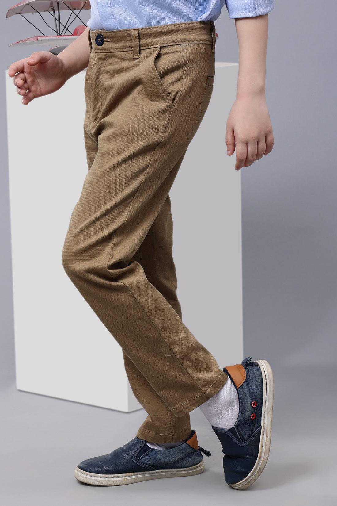 One Friday Kids Boys Khaki French Pocket Trouser