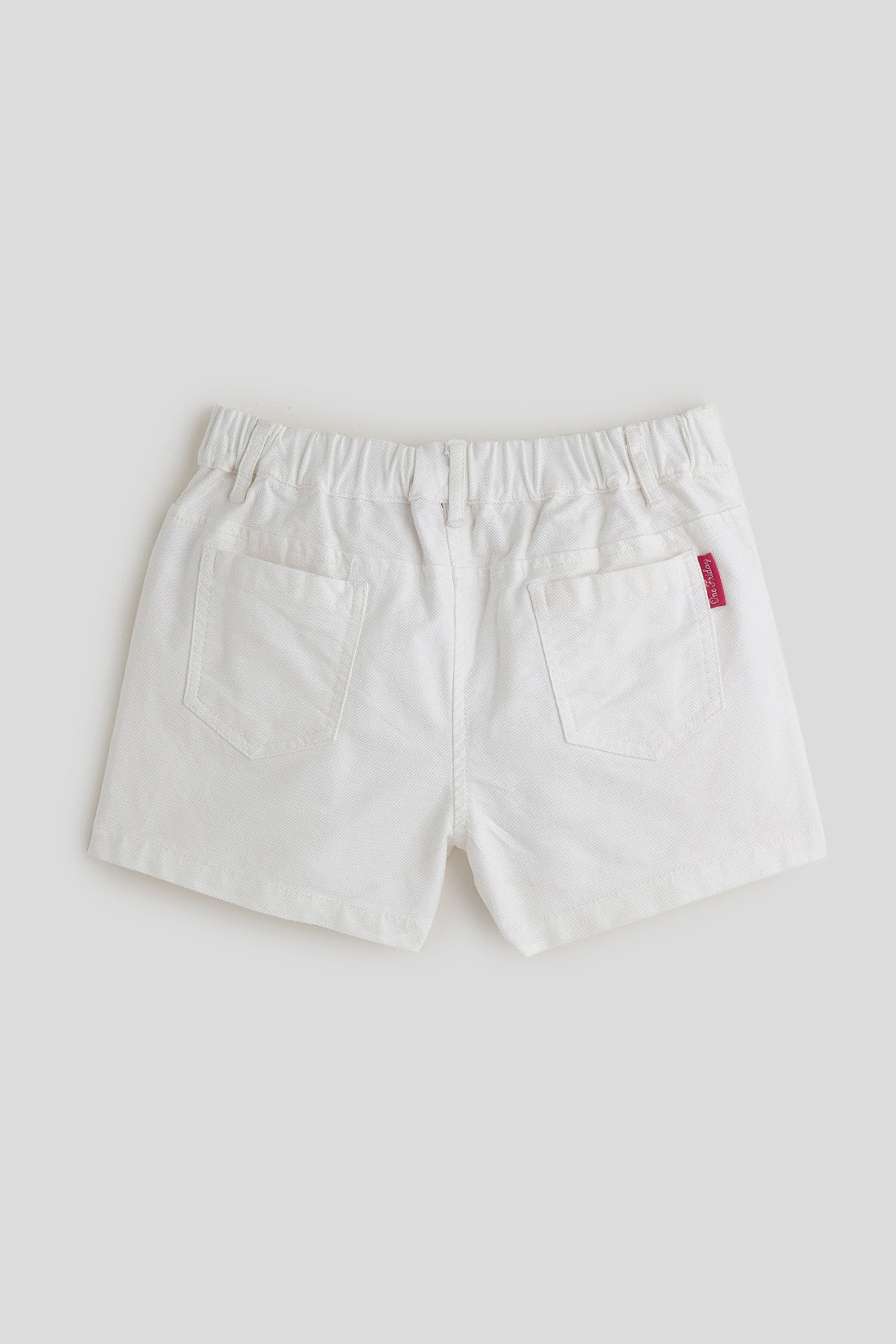 One Friday Girls Off White Solid Short