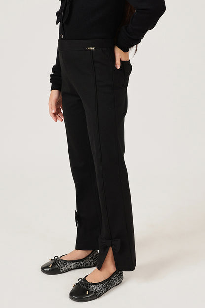 Girls Black Tencel Jegging