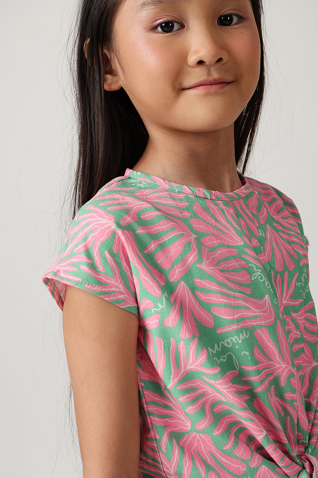 Girls Multicolor Regular Fit Printed Top By One Friday