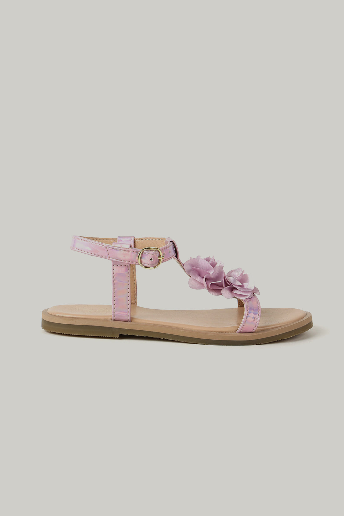 One Friday Girls Lilac Solid Sandal