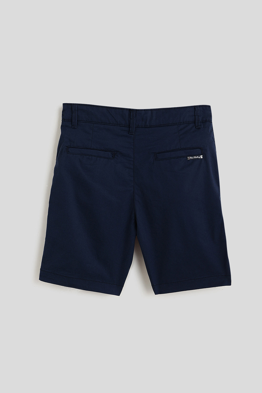 One Friday Boys Navy Blue Solid Short
