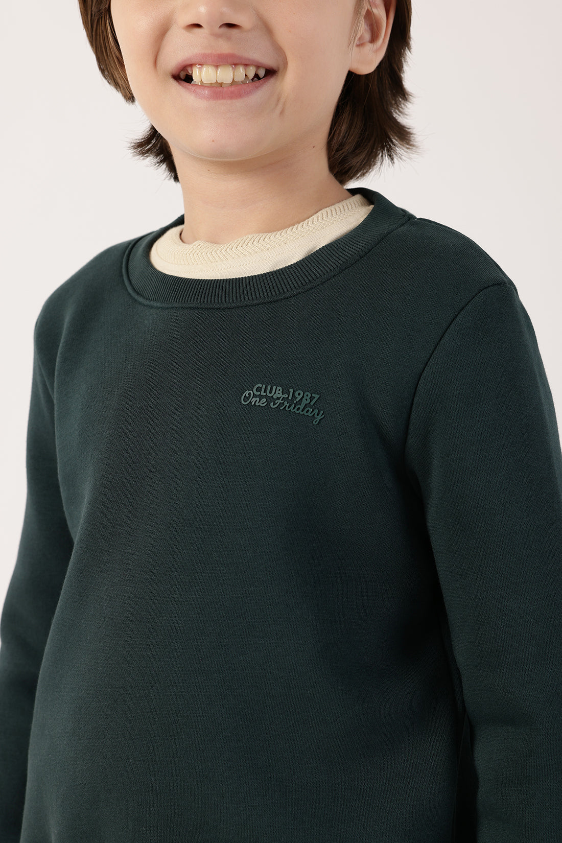 Boys Green Sweatshirt