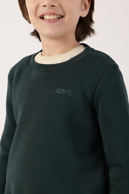 Boys Green Sweatshirt