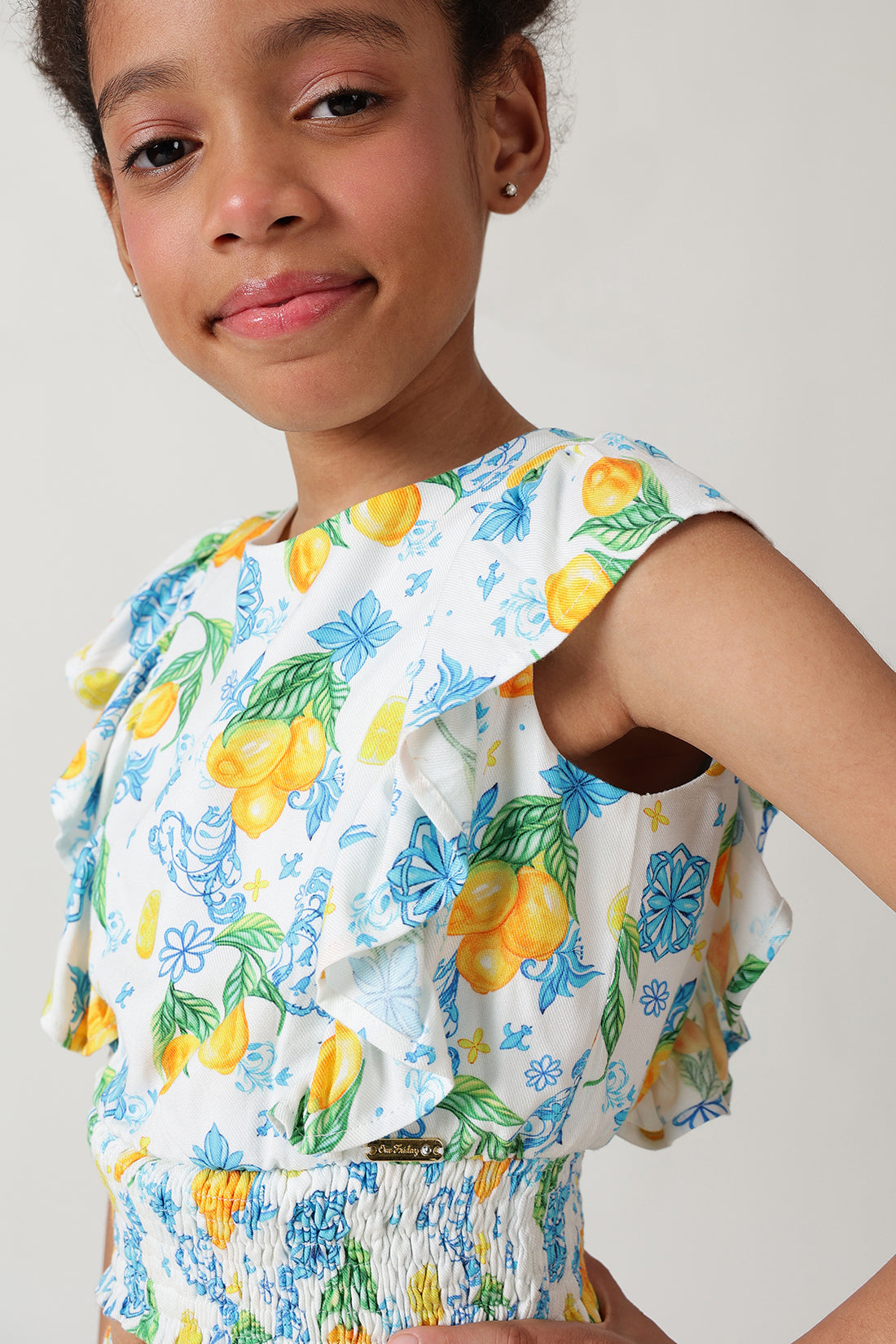 Girls Multicolor Printed Tops By Regular Fit - One Friday