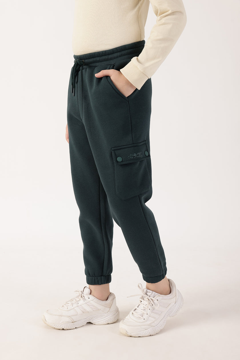 One Friday Boys Green Joggers