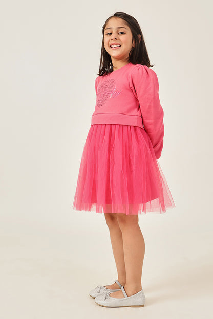 Boys Solid Cotton Knit Cap Sleeve Dress