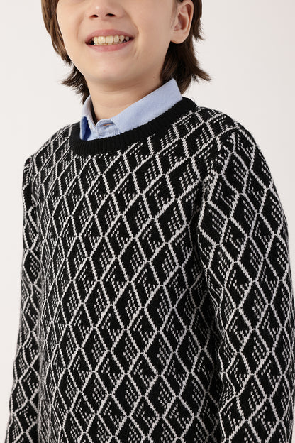 Boys Black Sweater | One Friday