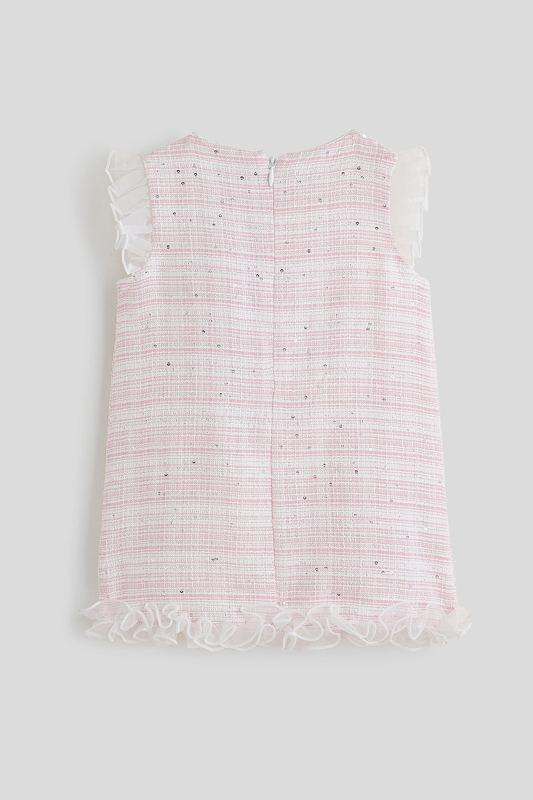 Baby Girls Pink Solid Dress