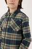 Boys Checked Polyester Embroidered Jacket