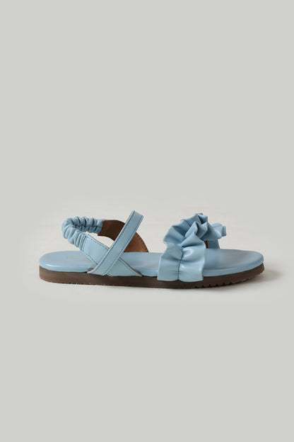 Buy Midnight Ruffle Sandals | Blue Girls' Sandals Online | One Friday