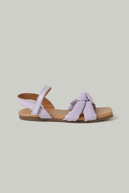 One Friday Girls Lavender Solid Sandal