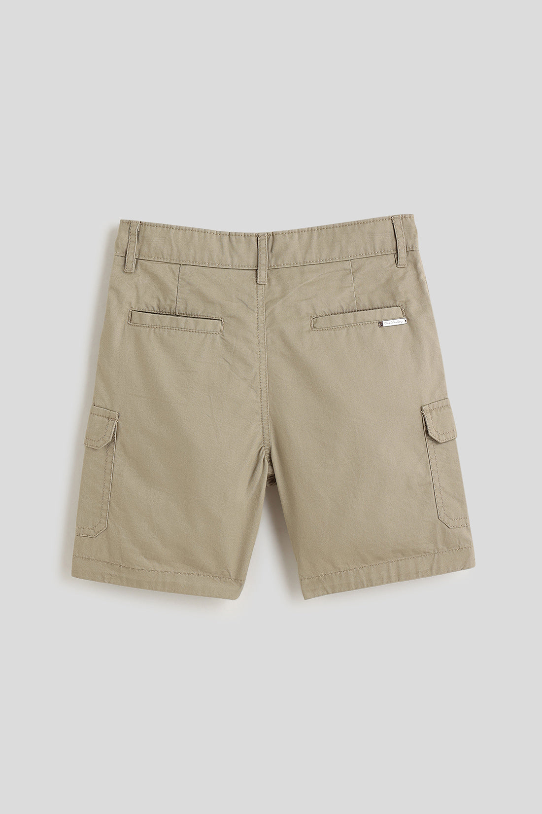 One Friday Boys Khaki Solid Short