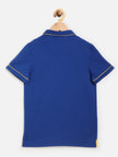 One Friday Kids Boys Blue Cotton T-Shirt