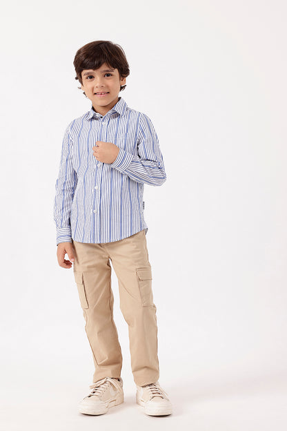 Boys’ Sand-Colored Cargo Trousers One Friday