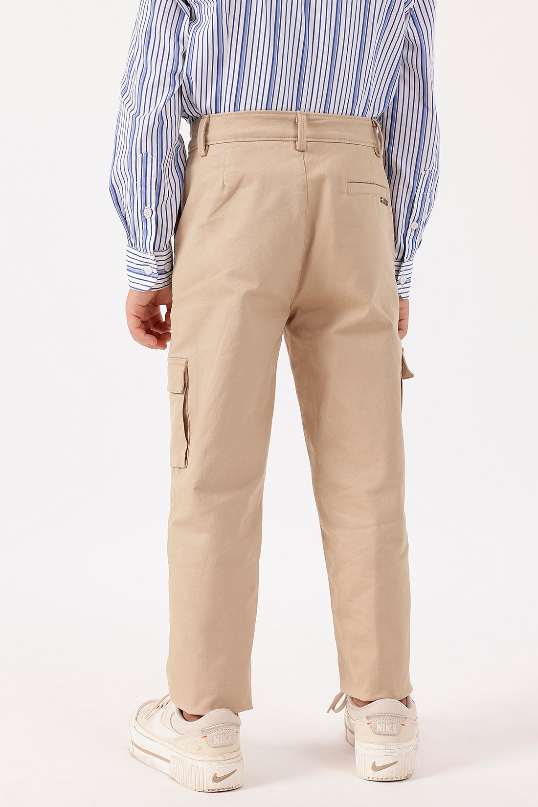 Boys’ Sand-Colored Cargo Trousers One Friday