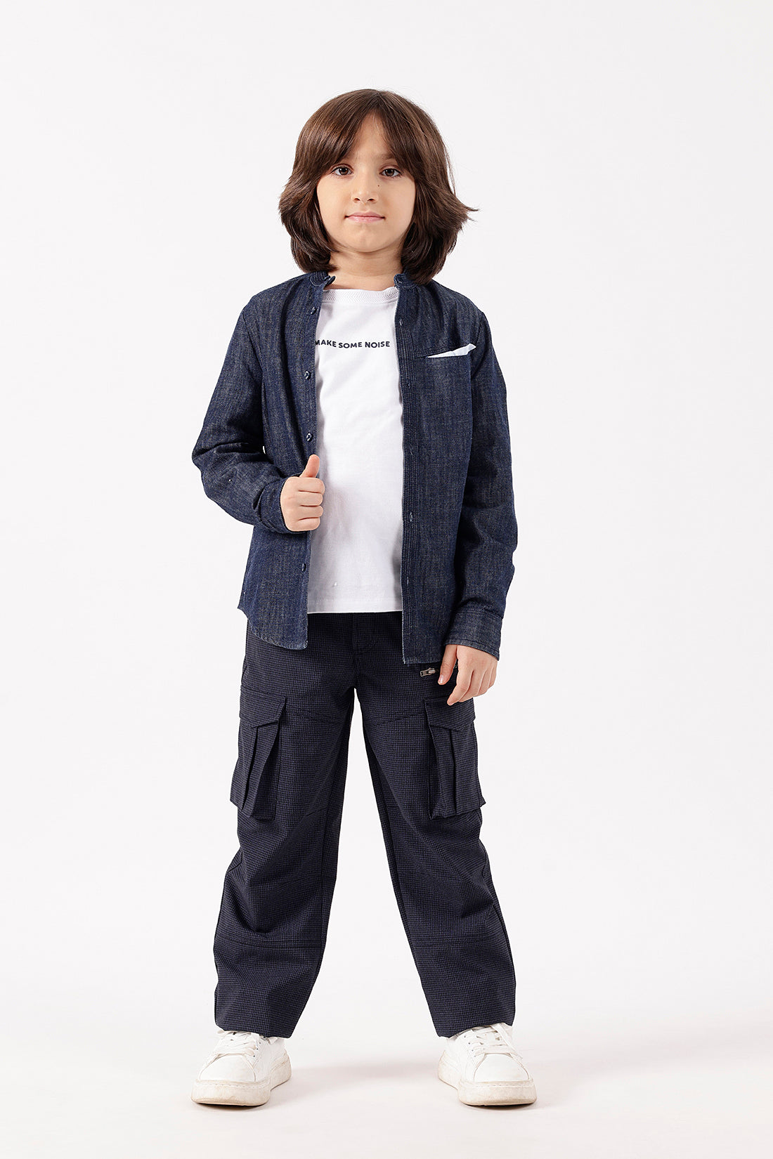 Boys Blue Denim Shirt