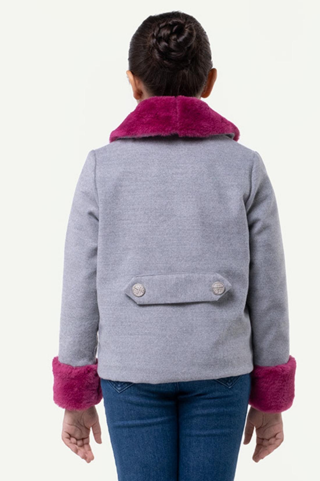 Girls Grey Haven Overcoat