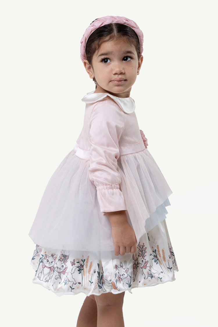 Baby Girls Pink Animal Printed Dress